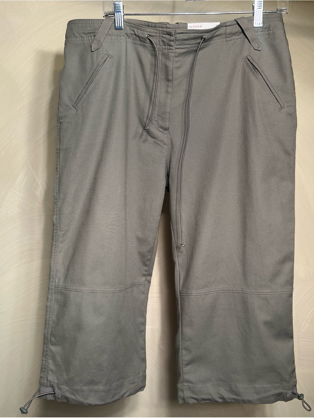 Westbound Stretch Women’s LT. Olive KATIE Fit Capri/Cropped Pants MSRP:$34|Sz:14